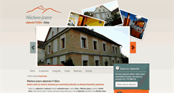 Desktop Screenshot of machovo-jezero-doksy.cz